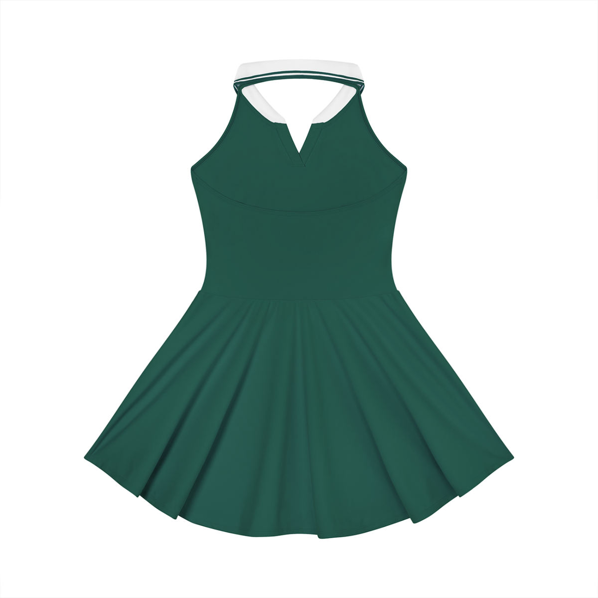 Collared Halter A-Line Tennis Dress