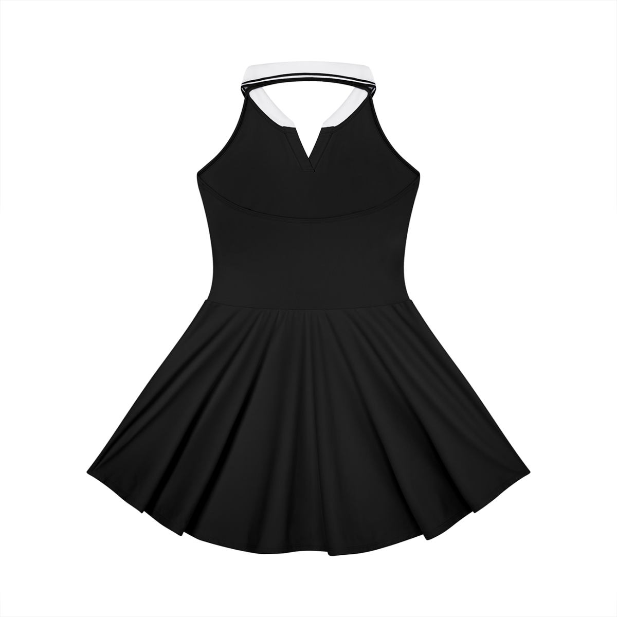 Collared Halter A-Line Tennis Dress