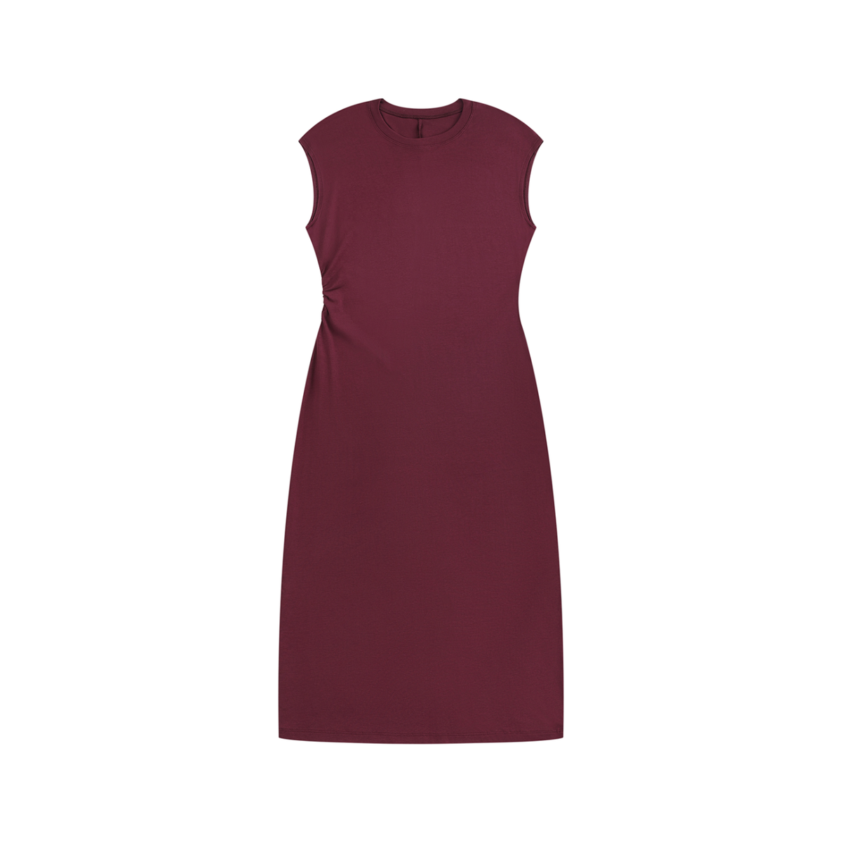 Ruched Sleeveless Dress