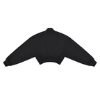 Crop Mock Neck Sweatshirt