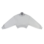 Crop Mock Neck Sweatshirt