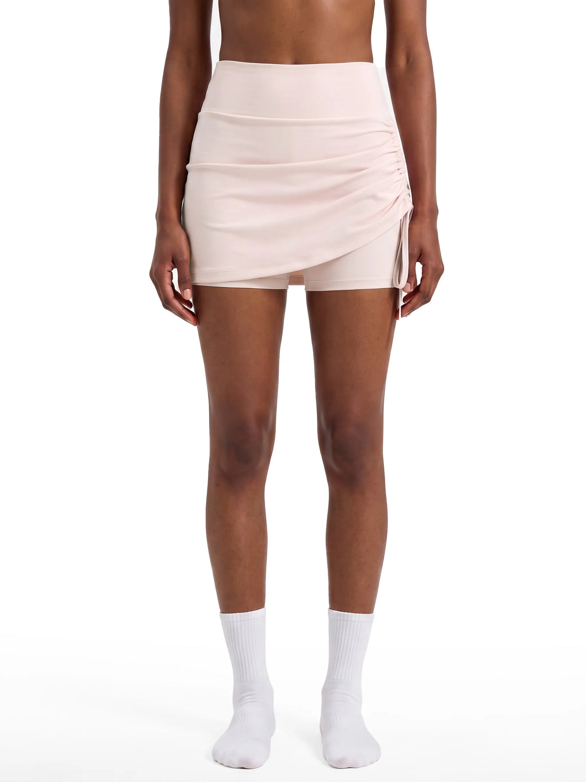 Drawstring A-Line Yoga Skort