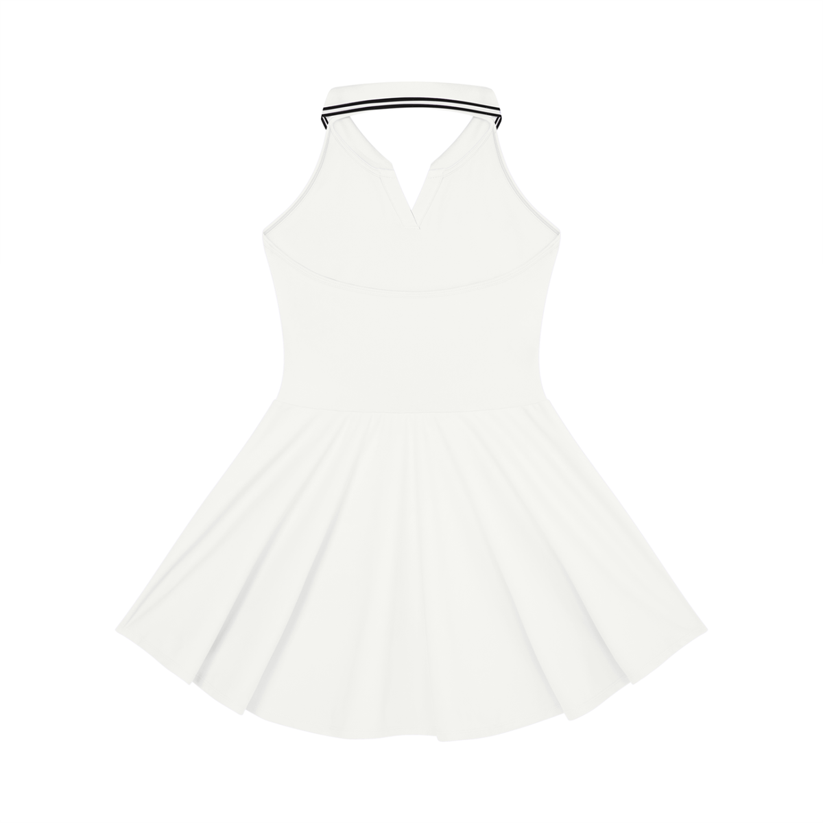 Collared Halter A-Line Tennis Dress