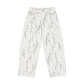 Splatter Barrel Leg Jeans