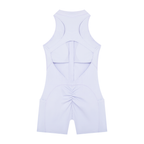Quarter-Zip Yoga Romper