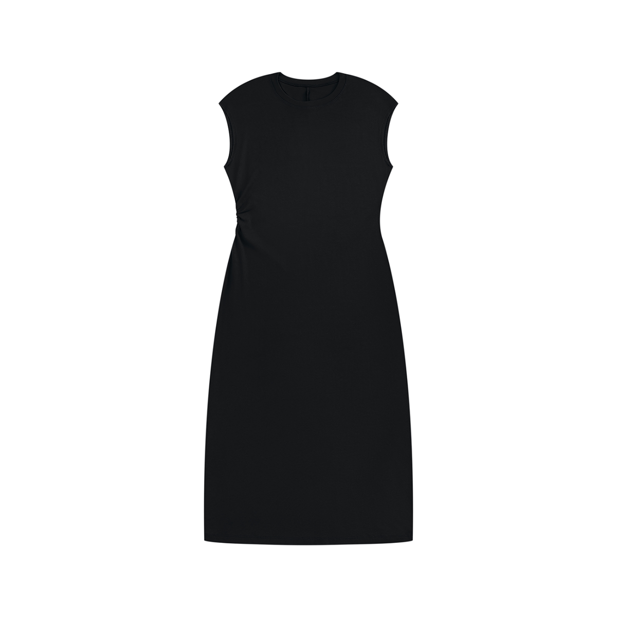 Ruched Sleeveless Dress