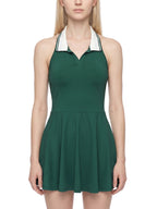 Collared Halter A-Line Tennis Dress