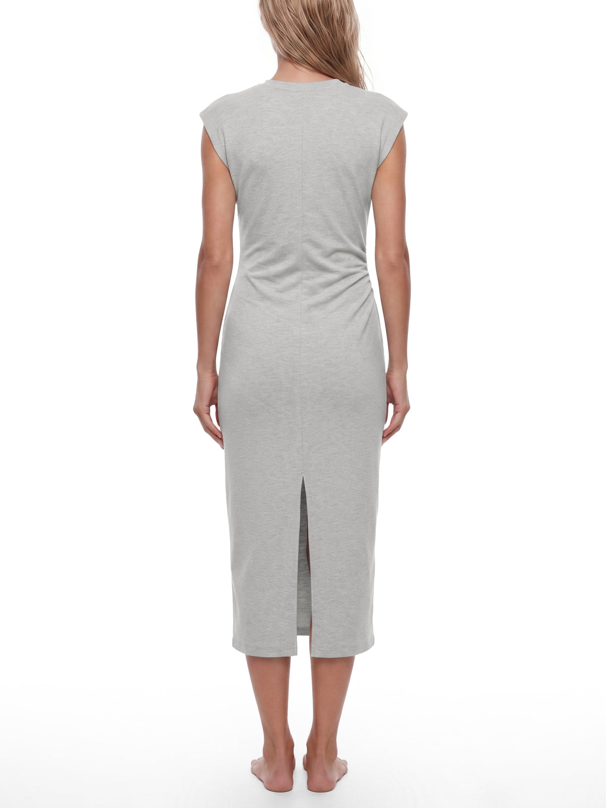 Ruched Sleeveless Dress
