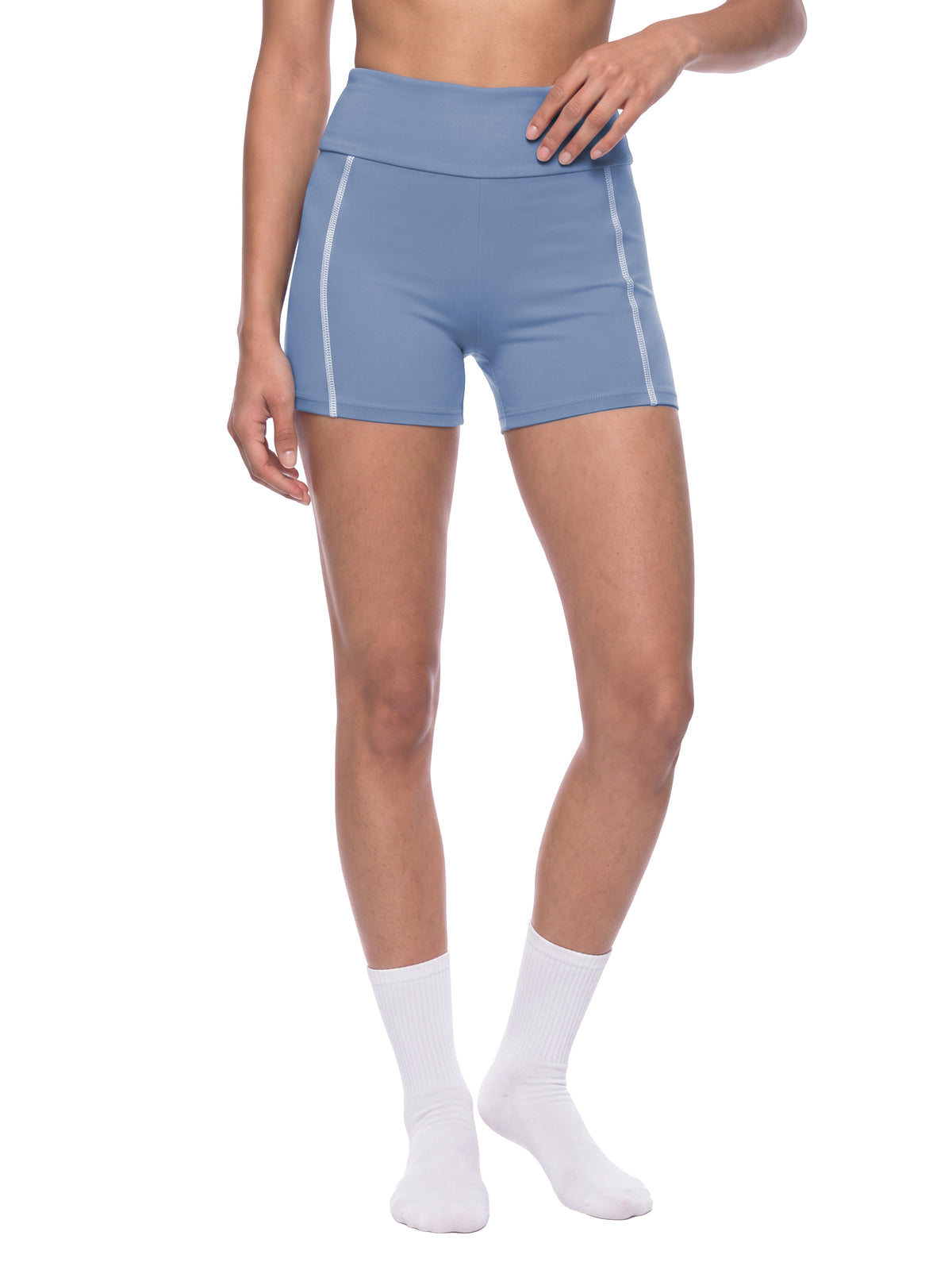 High Waisted Yoga Biker Shorts